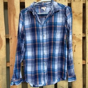 Cat & Jack Plaid Button Down shirt
